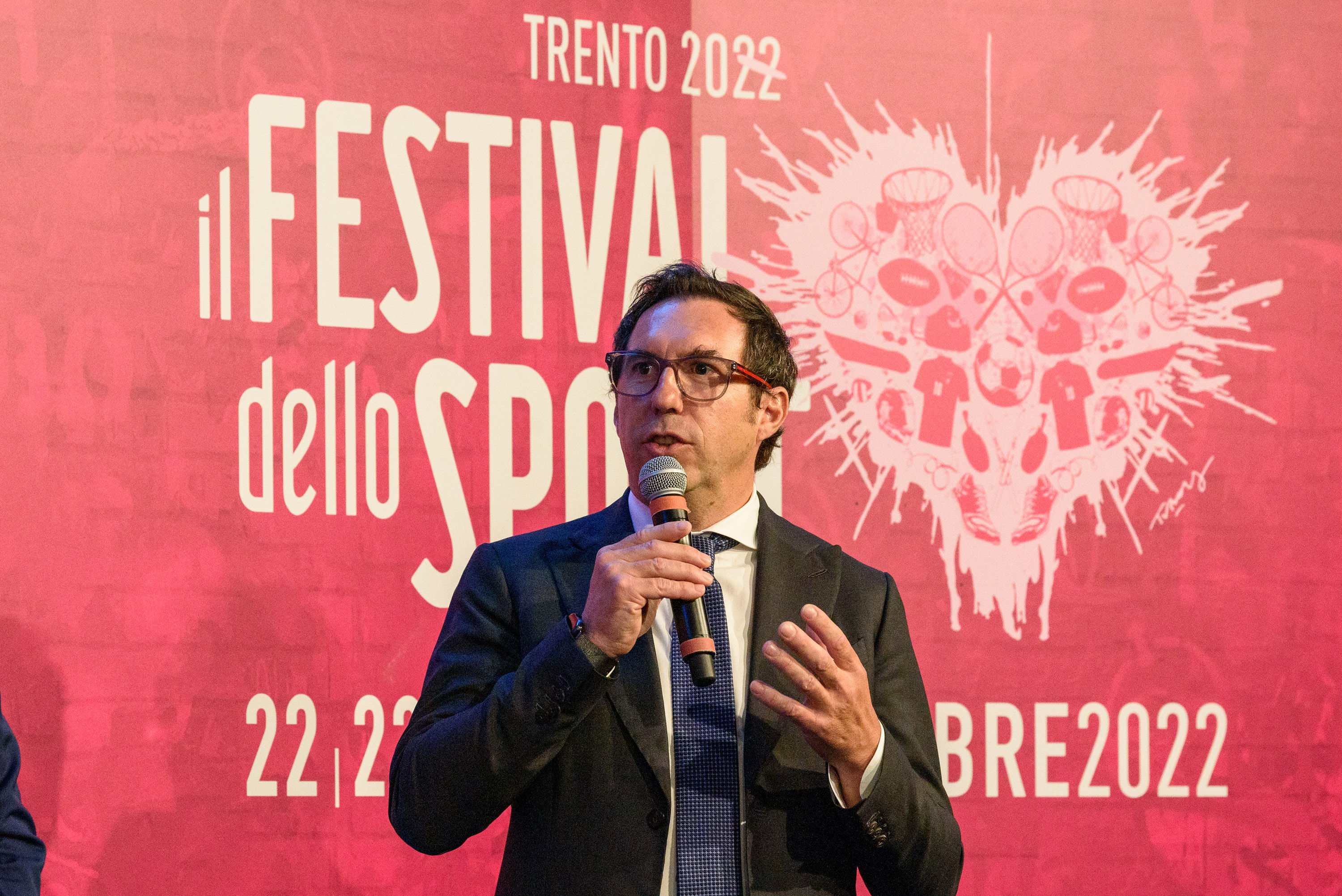 A Milano la presentazione del programma del Festival dello Sport 2022 (Gianni Battaiola, Presidente Trentino Marketing)