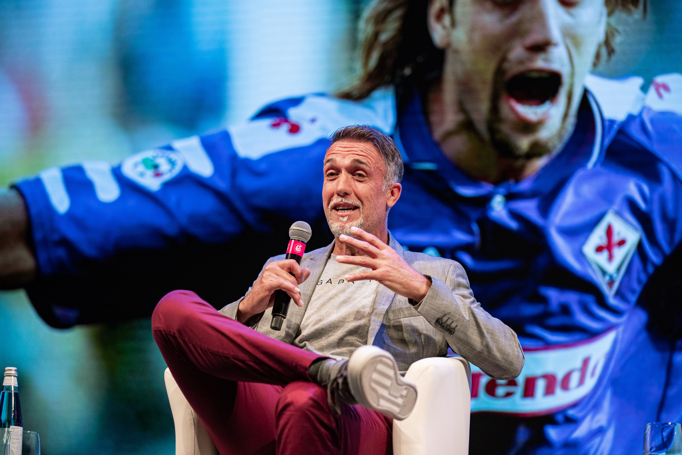 BATISTUTA E ZANETTI, FORZA ARGENTINA Nella foto: Gabriel Omar BATISTUTA Festival dello Sport Auditorium Santa Chiara Trento, 24 settembre 2022