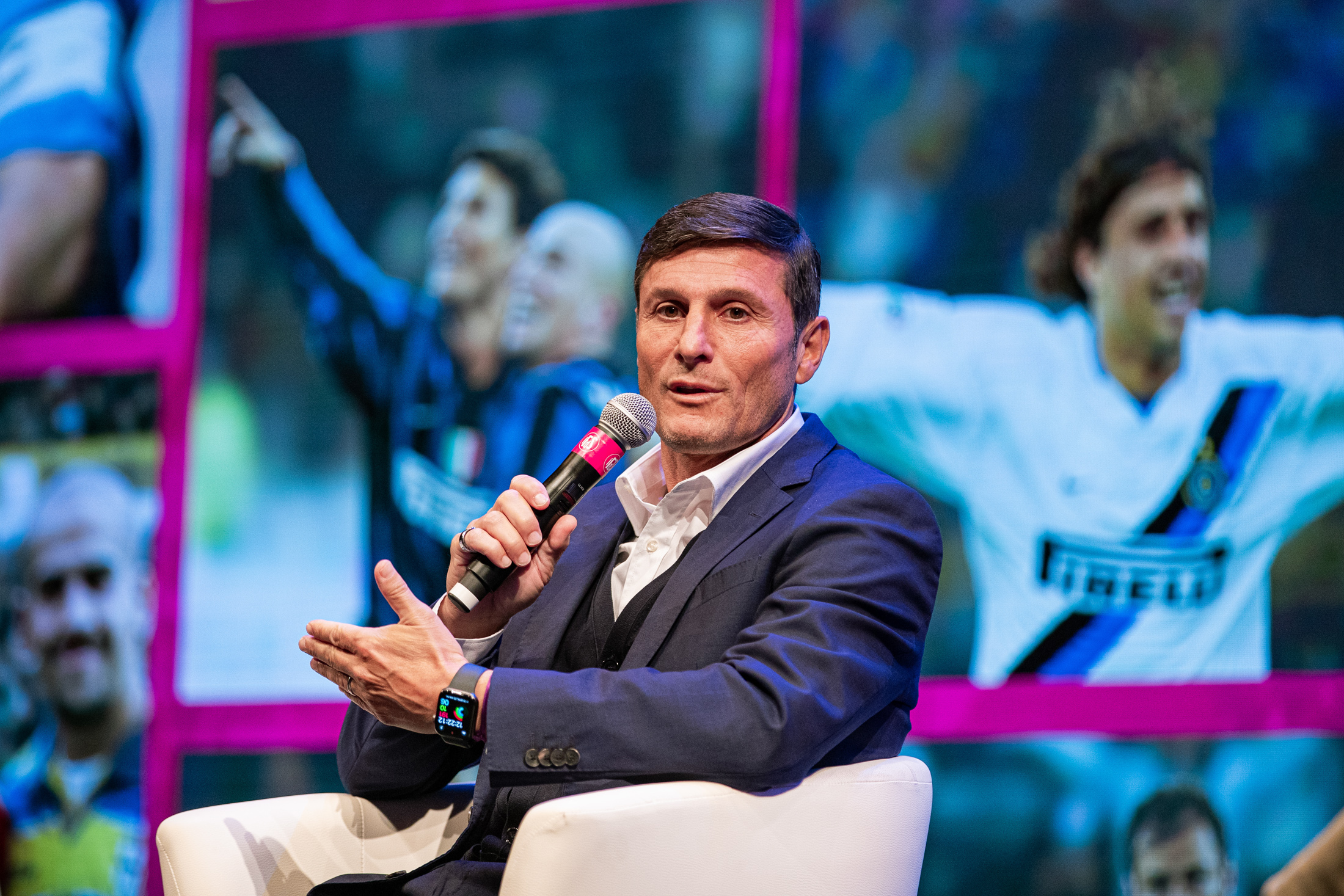 BATISTUTA E ZANETTI, FORZA ARGENTINA Nella foto: Javier ZANETTI Festival dello Sport Auditorium Santa Chiara Trento, 24 settembre 2022