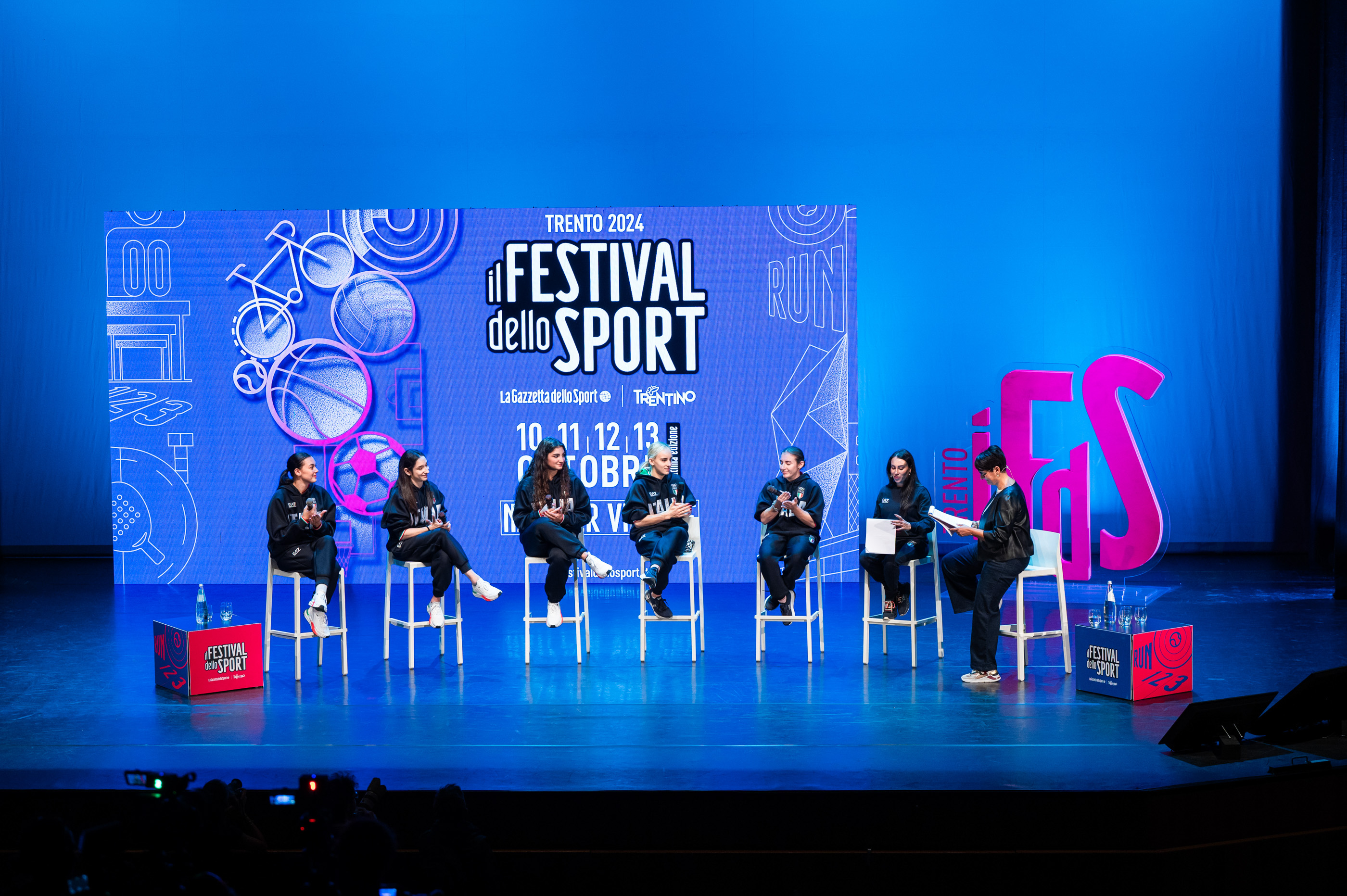 FESTIVAL DELLO SPORT LA MAGIA DELLE FATE Nella foto: Giorgia Villa, Elisa Iorio, Manila Esposito, Alice D’Amato, Angela Andreoli, Vanessa Ferrari, Federica Cocchi