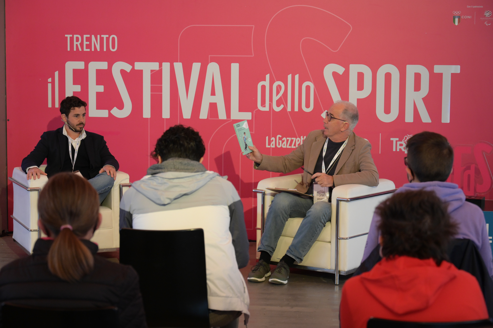 Andrea Fredella intervistato da Carlo Martinelli al Festival dello Sport