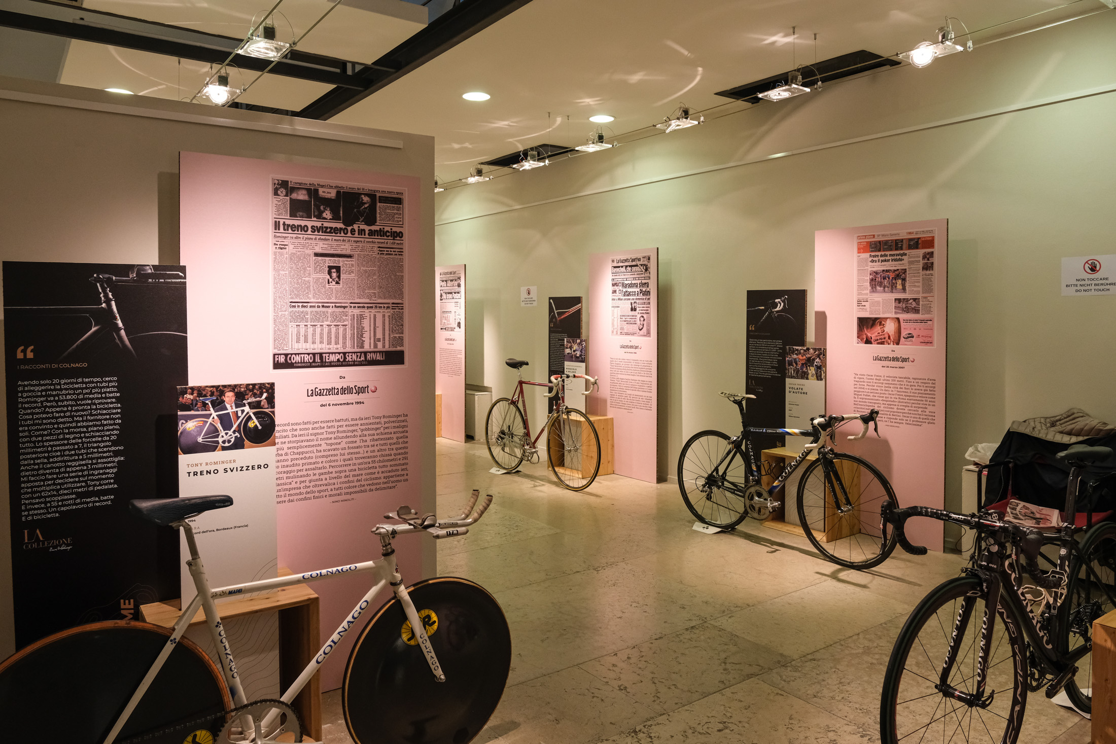 Inaugurazione Mostra: Campionissime Nella foto: bici d'epoca
