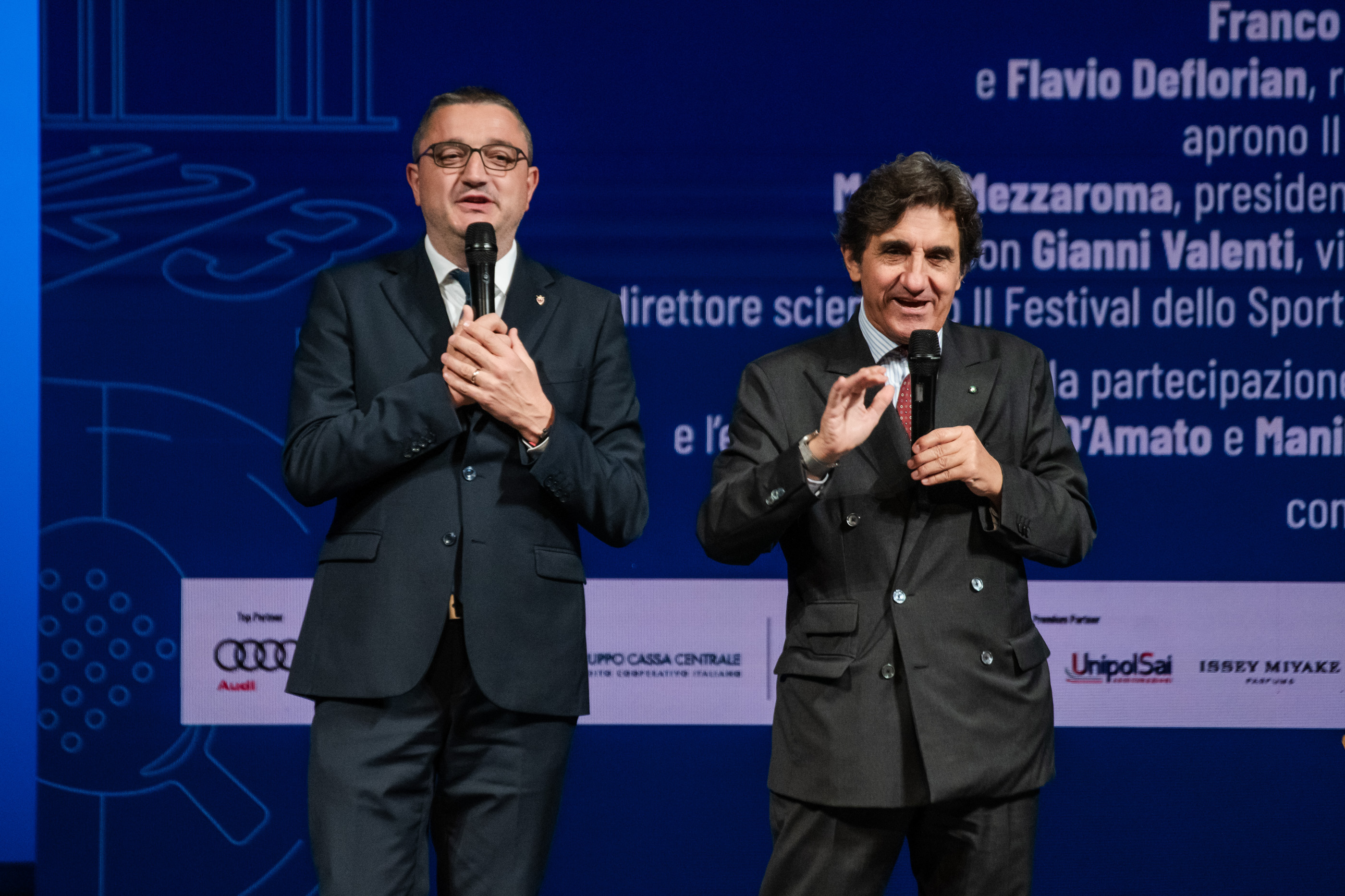 LA GRANDE INAUGURAZIONE Nella foto: Maurizio Fugatti, Urbano Cairo