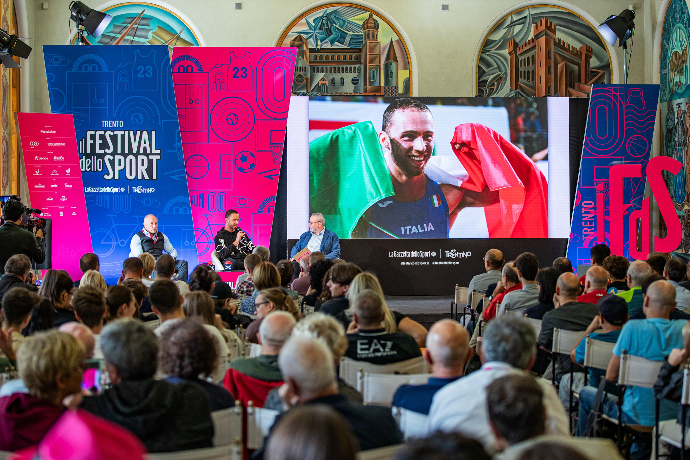Nella foto: Stefano TILLI, Samuele CECCARELLI, Andrea BUONGIOVANNI, pubblico in sala