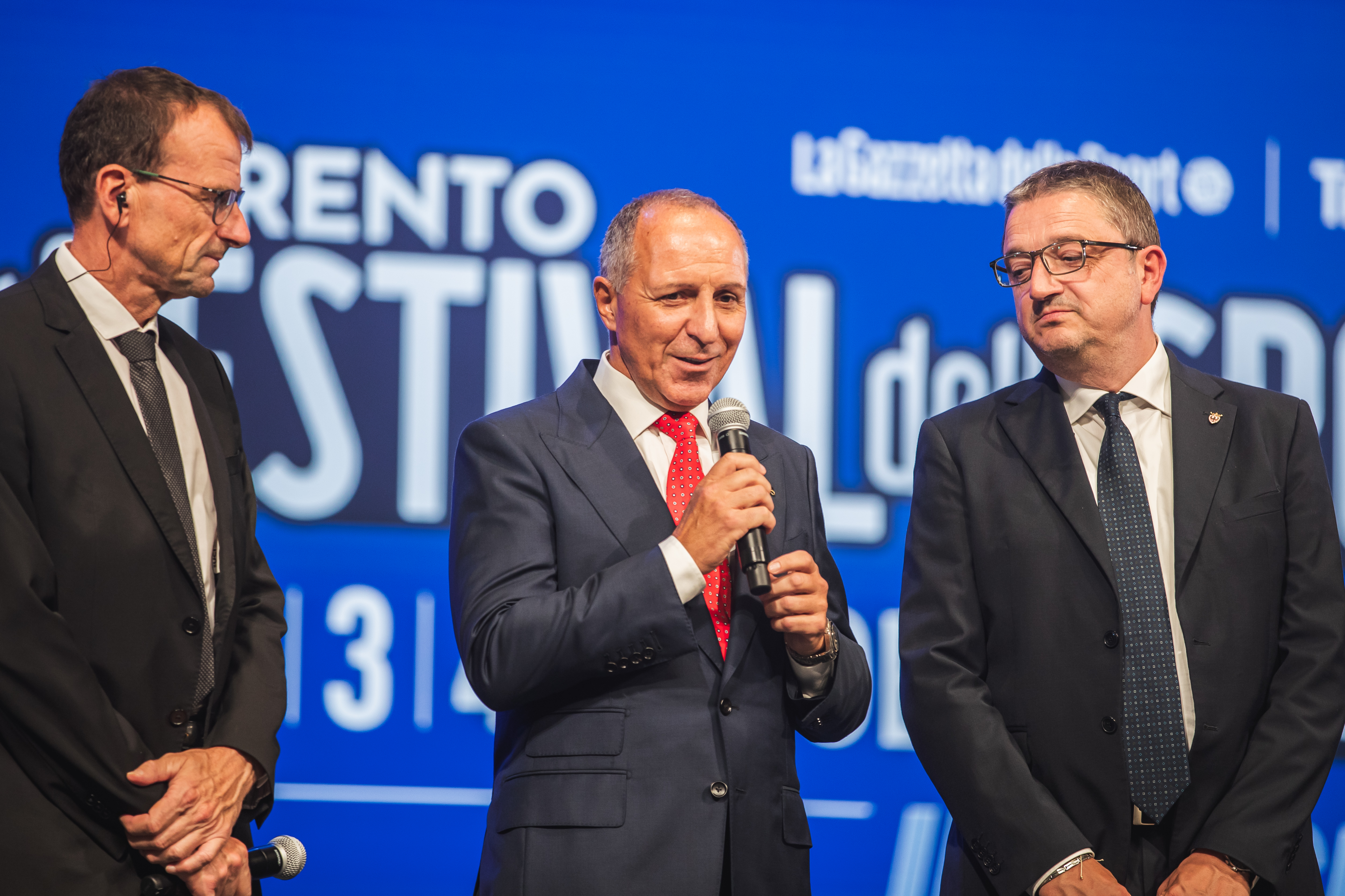 Trentino 2031 UCI Cycling World Championships Nella foto: Michel Callot ;Cordiano Dagnoni; Maurizio Fugatti