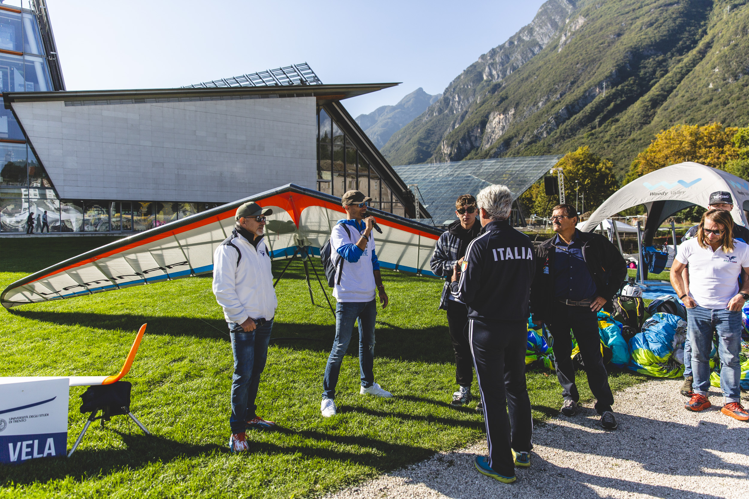 Nazionale di parapendio acrobatico al Festival dello Sport