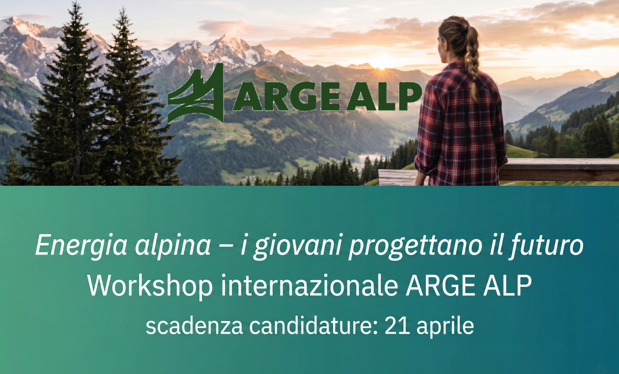 Arge Alp per i giovani: workshop internazionale