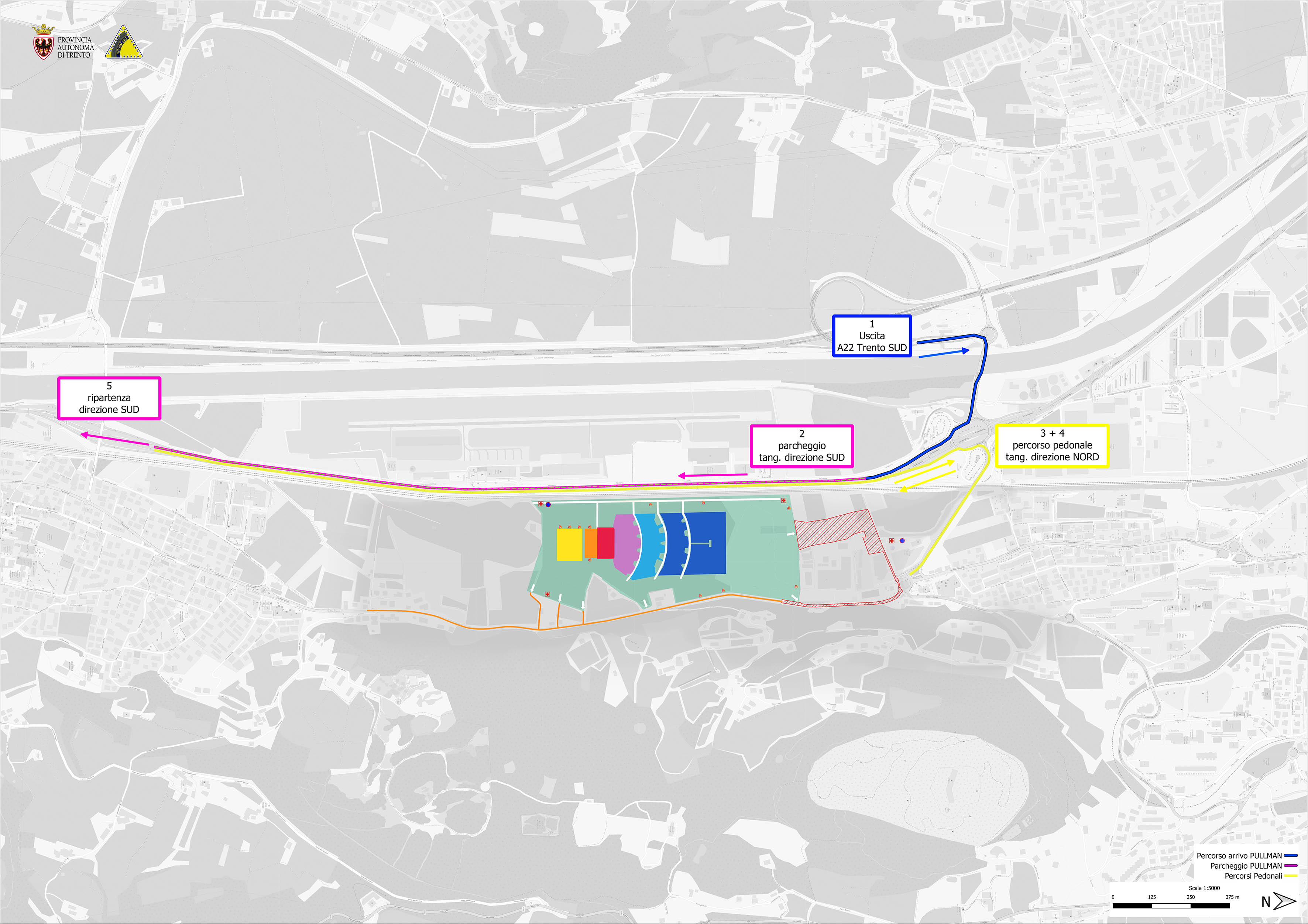 Vasco Live - Mappa Parcheggi Pullman