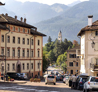 veduta del centro di Cavalese