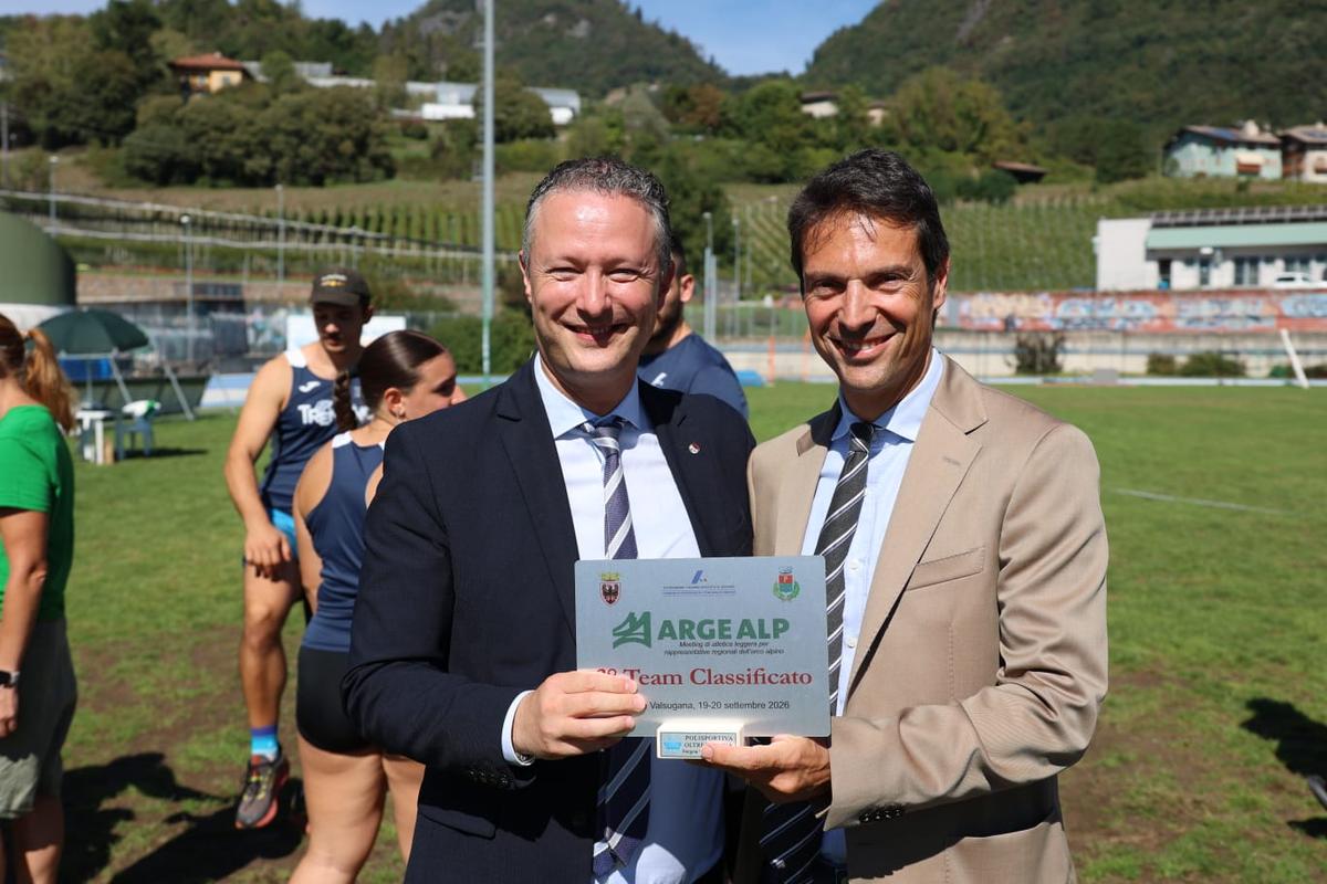Atletica Arge Alp, il Trentino terzo nella classifica dei territori