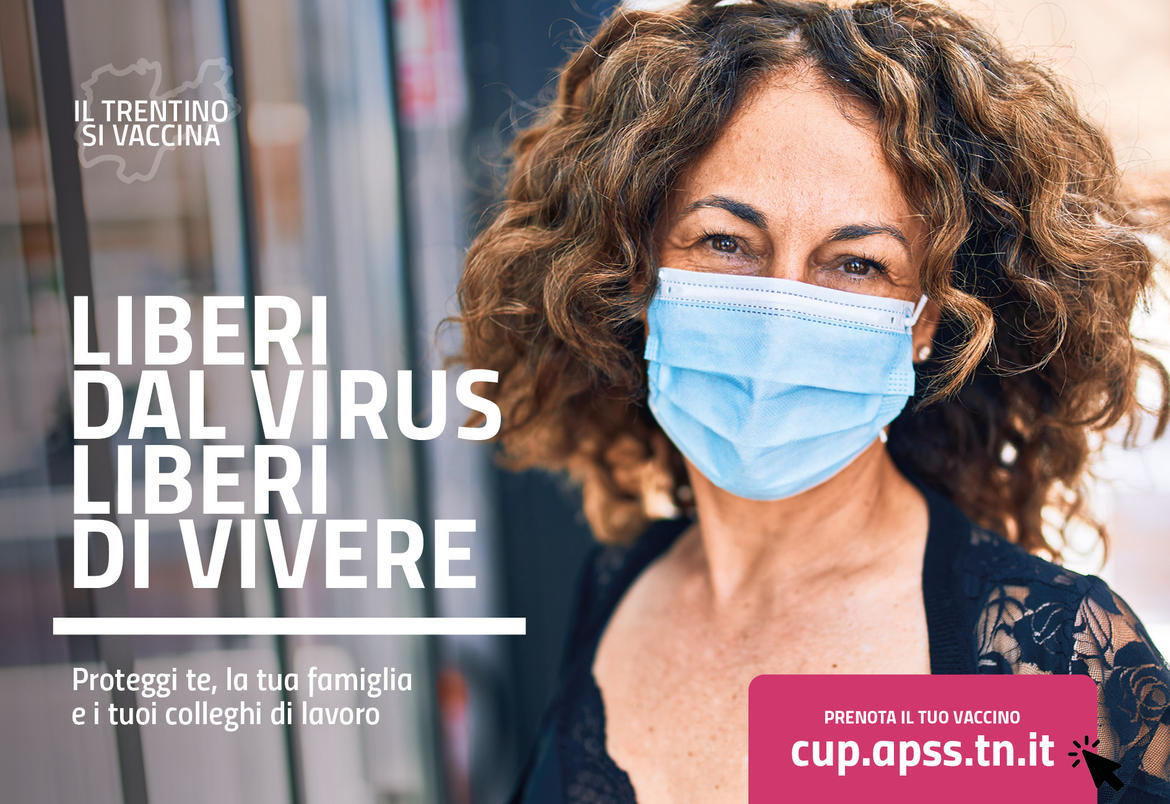 Campagna vaccinazione anti Covid "Liberi dal virus, liberi di vivere" Campagna vaccinazione anti Covid "Liberi dal virus, liberi di vivere"