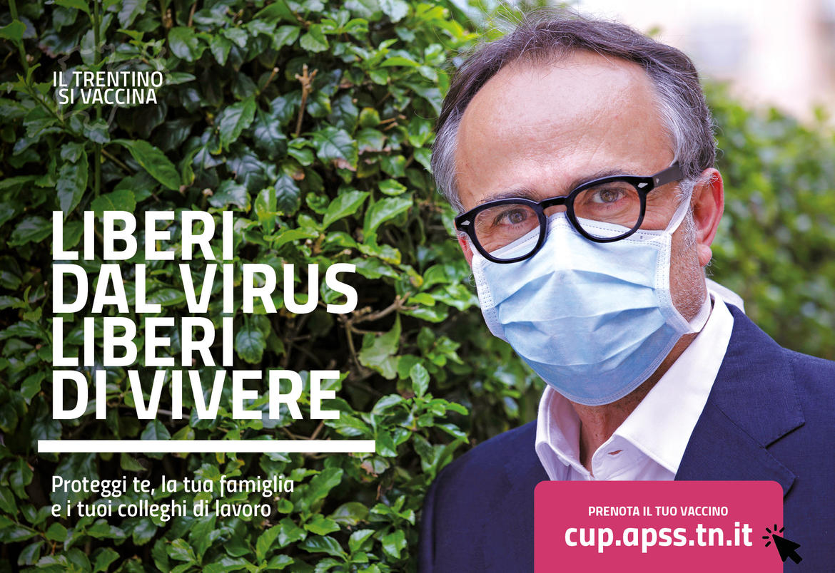 Campagna vaccinazione anti Covid "Liberi dal virus, liberi di vivere"