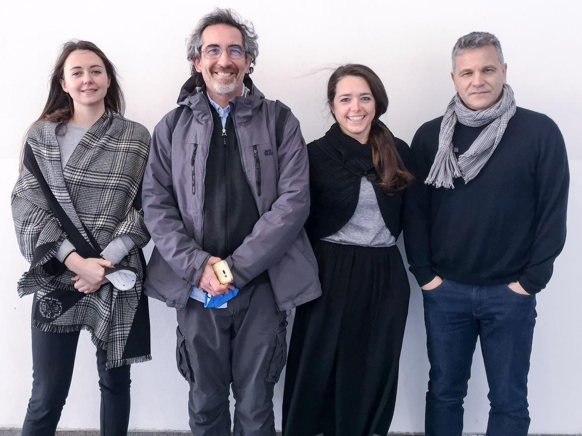 Il team di RUMA: Angelica Pianegonda, Marco Ciolli, Sara Favargiotti, Francesco Geri