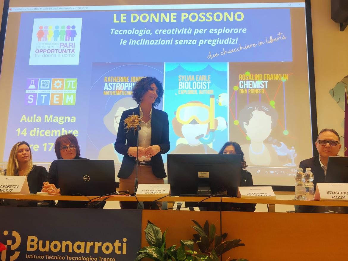 Le donne possono serata evento Istituto Buonarroti Le donne possono serata evento Istituto Buonarroti