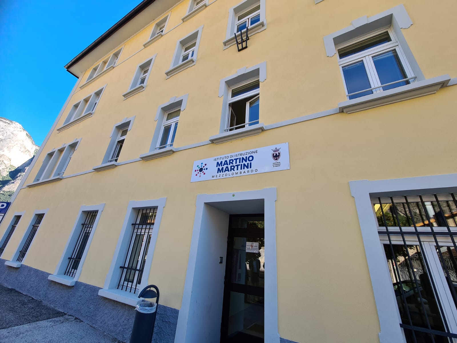 Apertura dell'anno scolastico con il presidente dalla Provincia per il Martino Martini di Mezzolombardo